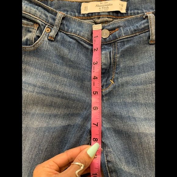 Abercrombie & Fitch Erin Perfect Stretch Jeans size 6S W28 L31. Cotton denim - Picture 9 of 10
